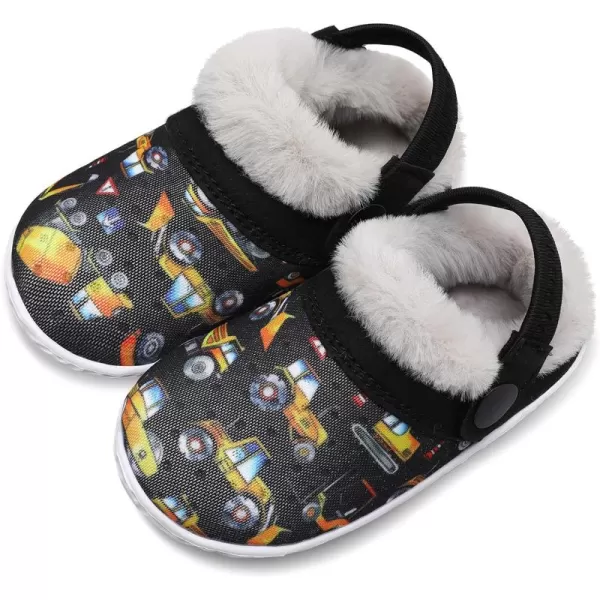 BARERUN Infant Toddler Slippers Kids Slippers Fuzzy Slides for Girls Boys Cozy Lightweight Slip-On House Newborn Crib Shoes
