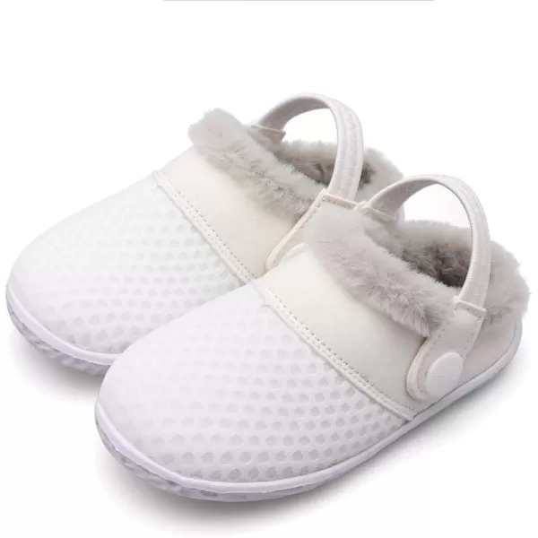 BARERUN Infant Toddler Slippers Kids Slippers Fuzzy Slides for Girls Boys Cozy Lightweight Slip-On House Newborn Crib Shoes