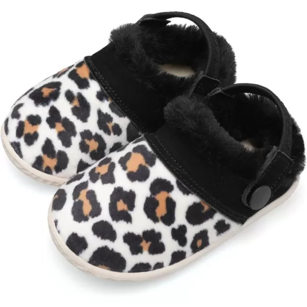BARERUN Infant Toddler Slippers Kids Slippers Fuzzy Slides for Girls Boys Cozy Lightweight Slip-On House Newborn Crib Shoes
