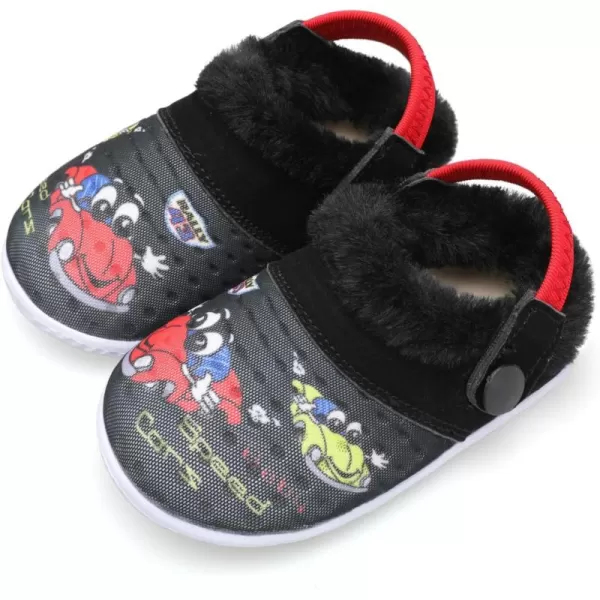 BARERUN Infant Toddler Slippers Kids Slippers Fuzzy Slides for Girls Boys Cozy Lightweight Slip-On House Newborn Crib Shoes