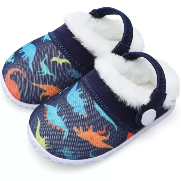BARERUN Infant Toddler Slippers Kids Slippers Fuzzy Slides for Girls Boys Cozy Lightweight Slip-On House Newborn Crib Shoes
