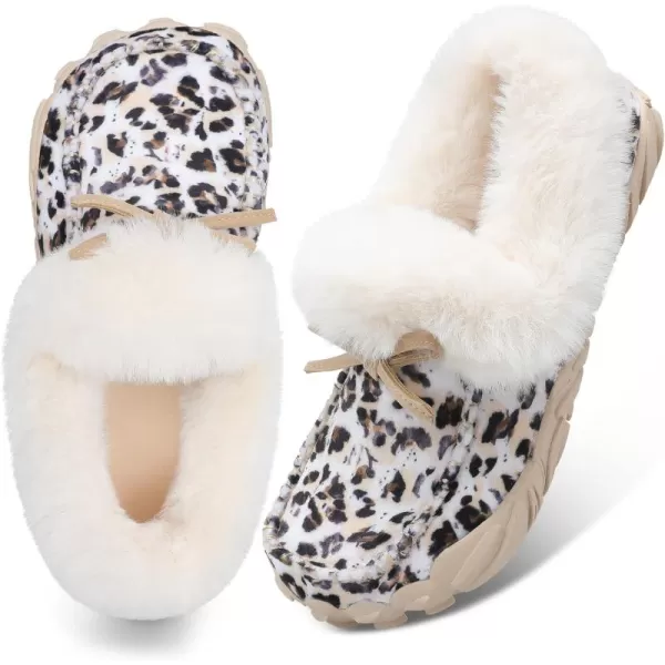 BARERUN Womens Moccasin Snow Boots Warm Winter Boots Ankle Boots for Women Outdoor Fur Lined Womens Shoes Slippers