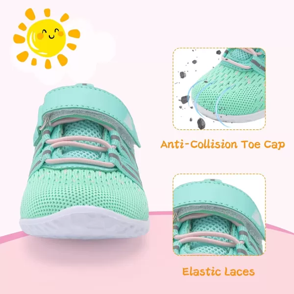 BARERUN Baby Sneakers Toddler Shoes Soft Anti-Slip Sole Newborn First Walkers Infant Toddler Breathable Athletic Running Shoes