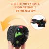 imageBARERUN Toddler Slippers Girls Boys House Shoes Baby Winter Booties Plush Cozy Kids House Slipper Warm Lightweight Infant Walking Shoes SocksBlack Dinosaur