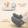 imageBARERUN Toddler Slippers Girls Boys House Shoes Baby Winter Booties Plush Cozy Kids House Slipper Warm Lightweight Infant Walking Shoes SocksGrey