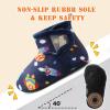imageBARERUN Toddler Slippers Girls Boys House Shoes Baby Winter Booties Plush Cozy Kids House Slipper Warm Lightweight Infant Walking Shoes SocksRocket