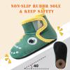 imageBARERUN Toddler Slippers Girls Boys House Shoes Baby Winter Booties Plush Cozy Kids House Slipper Warm Lightweight Infant Walking Shoes SocksShark