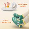 imageBARERUN Toddler Slippers Girls Boys House Shoes Baby Winter Booties Plush Cozy Kids House Slipper Warm Lightweight Infant Walking Shoes SocksShark
