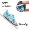 imageBARERUN Baby Girls Boys Water Shoes Swim Barefoot Water Sport Aqua Socks for Beach Pool Swim SandA Blue Fish