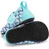 imageBARERUN Baby Girls Boys Water Shoes Swim Barefoot Water Sport Aqua Socks for Beach Pool Swim SandA Blue Fish