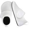 imageBARERUN Baby Girls Boys Water Shoes Swim Barefoot Water Sport Aqua Socks for Beach Pool Swim SandAll White
