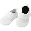 imageBARERUN Baby Girls Boys Water Shoes Swim Barefoot Water Sport Aqua Socks for Beach Pool Swim SandAll White