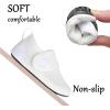 imageBARERUN Baby Girls Boys Water Shoes Swim Barefoot Water Sport Aqua Socks for Beach Pool Swim SandAll White