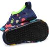 imageBARERUN Baby Girls Boys Water Shoes Swim Barefoot Water Sport Aqua Socks for Beach Pool Swim SandBlack Dinosaur