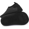 imageBARERUN Baby Girls Boys Water Shoes Swim Barefoot Water Sport Aqua Socks for Beach Pool Swim SandBlack Dot