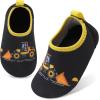 imageBARERUN Baby Girls Boys Water Shoes Swim Barefoot Water Sport Aqua Socks for Beach Pool Swim SandBlackcar