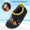 imageBARERUN Baby Girls Boys Water Shoes Swim Barefoot Water Sport Aqua Socks for Beach Pool Swim SandBlackcar