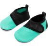 imageBARERUN Baby Girls Boys Water Shoes Swim Barefoot Water Sport Aqua Socks for Beach Pool Swim SandBlue Black