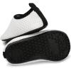 imageBARERUN Baby Girls Boys Water Shoes Swim Barefoot Water Sport Aqua Socks for Beach Pool Swim SandDot White