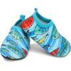 imageBARERUN Baby Girls Boys Water Shoes Swim Barefoot Water Sport Aqua Socks for Beach Pool Swim SandFish Lightblue