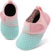 imageBARERUN Baby Girls Boys Water Shoes Swim Barefoot Water Sport Aqua Socks for Beach Pool Swim SandGreenpink