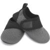 imageBARERUN Baby Girls Boys Water Shoes Swim Barefoot Water Sport Aqua Socks for Beach Pool Swim SandGrey Black