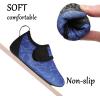 imageBARERUN Baby Girls Boys Water Shoes Swim Barefoot Water Sport Aqua Socks for Beach Pool Swim SandNavy Blue