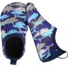 imageBARERUN Baby Girls Boys Water Shoes Swim Barefoot Water Sport Aqua Socks for Beach Pool Swim SandNavy Shark