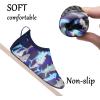 imageBARERUN Baby Girls Boys Water Shoes Swim Barefoot Water Sport Aqua Socks for Beach Pool Swim SandNavy Shark