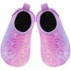 imageBARERUN Baby Girls Boys Water Shoes Swim Barefoot Water Sport Aqua Socks for Beach Pool Swim SandPurple Leopard