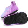 imageBARERUN Baby Girls Boys Water Shoes Swim Barefoot Water Sport Aqua Socks for Beach Pool Swim SandPurple Leopard