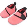 imageBARERUN Baby Girls Boys Water Shoes Swim Barefoot Water Sport Aqua Socks for Beach Pool Swim SandStrip Orange