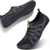 imageBARERUN Barefoot Water Shoes for Women Men QuickDry Aqua Socks for Swim Beach Pool Surf Yoga Boat Travel Non Slip Indoor Outdoor Walking ShoesBlack Fire