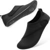 imageBARERUN Barefoot Water Shoes for Women Men QuickDry Aqua Socks for Swim Beach Pool Surf Yoga Boat Travel Non Slip Indoor Outdoor Walking ShoesBlack Strap