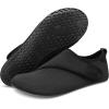 imageBARERUN Barefoot Water Shoes for Women Men QuickDry Aqua Socks for Swim Beach Pool Surf Yoga Boat Travel Non Slip Indoor Outdoor Walking ShoesBlack Strap
