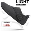imageBARERUN Barefoot Water Shoes for Women Men QuickDry Aqua Socks for Swim Beach Pool Surf Yoga Boat Travel Non Slip Indoor Outdoor Walking ShoesLatticesgrey