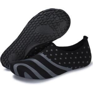 imageBARERUN Barefoot Water Shoes for Women Men QuickDry Aqua Socks for Swim Beach Pool Surf Yoga Boat Travel Non Slip Indoor Outdoor Walking ShoesStar