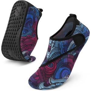 imageBARERUN Barefoot Water Shoes for Women Men QuickDry Aqua Socks for Swim Beach Pool Surf Yoga Boat Travel Non Slip Indoor Outdoor Walking ShoesVeinblack