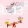 imageBARERUN Baby Sneakers Toddler Shoes Soft AntiSlip Sole Newborn First Walkers Infant Toddler Breathable Athletic Running ShoesA Pink