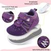 imageBARERUN Baby Sneakers Toddler Shoes Soft AntiSlip Sole Newborn First Walkers Infant Toddler Breathable Athletic Running ShoesA Purple