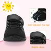 imageBARERUN Baby Sneakers Toddler Shoes Soft AntiSlip Sole Newborn First Walkers Infant Toddler Breathable Athletic Running ShoesBlack