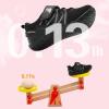 imageBARERUN Baby Sneakers Toddler Shoes Soft AntiSlip Sole Newborn First Walkers Infant Toddler Breathable Athletic Running ShoesBlack