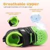 imageBARERUN Baby Sneakers Toddler Shoes Soft AntiSlip Sole Newborn First Walkers Infant Toddler Breathable Athletic Running ShoesBlack Yellow