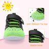 imageBARERUN Baby Sneakers Toddler Shoes Soft AntiSlip Sole Newborn First Walkers Infant Toddler Breathable Athletic Running ShoesBlack Yellow