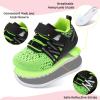 imageBARERUN Baby Sneakers Toddler Shoes Soft AntiSlip Sole Newborn First Walkers Infant Toddler Breathable Athletic Running ShoesBlack Yellow