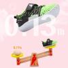 imageBARERUN Baby Sneakers Toddler Shoes Soft AntiSlip Sole Newborn First Walkers Infant Toddler Breathable Athletic Running ShoesBlack Yellow
