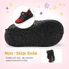 imageBARERUN Baby Sneakers Toddler Shoes Soft AntiSlip Sole Newborn First Walkers Infant Toddler Breathable Athletic Running ShoesBlackRed