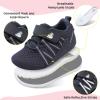 imageBARERUN Baby Sneakers Toddler Shoes Soft AntiSlip Sole Newborn First Walkers Infant Toddler Breathable Athletic Running ShoesBlue