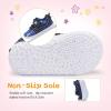 imageBARERUN Baby Sneakers Toddler Shoes Soft AntiSlip Sole Newborn First Walkers Infant Toddler Breathable Athletic Running ShoesDark Fish
