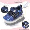 imageBARERUN Baby Sneakers Toddler Shoes Soft AntiSlip Sole Newborn First Walkers Infant Toddler Breathable Athletic Running ShoesDark Fish